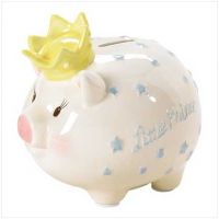 Mud Pie Prince Piggy Bank