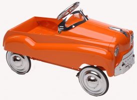 Orange Champion Pedal Car