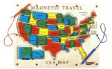 Magnetic Travel USA Map