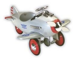 Silver Pursuit Pedal Plane