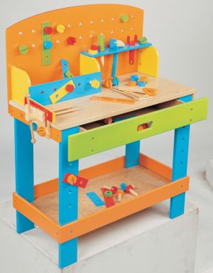 early learning centre wooden activity workbench